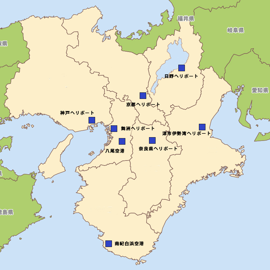 離陸上のマップ